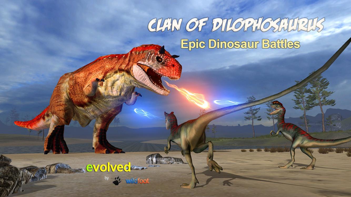 Cuplikan Layar Game Clan of Dilophosaurus