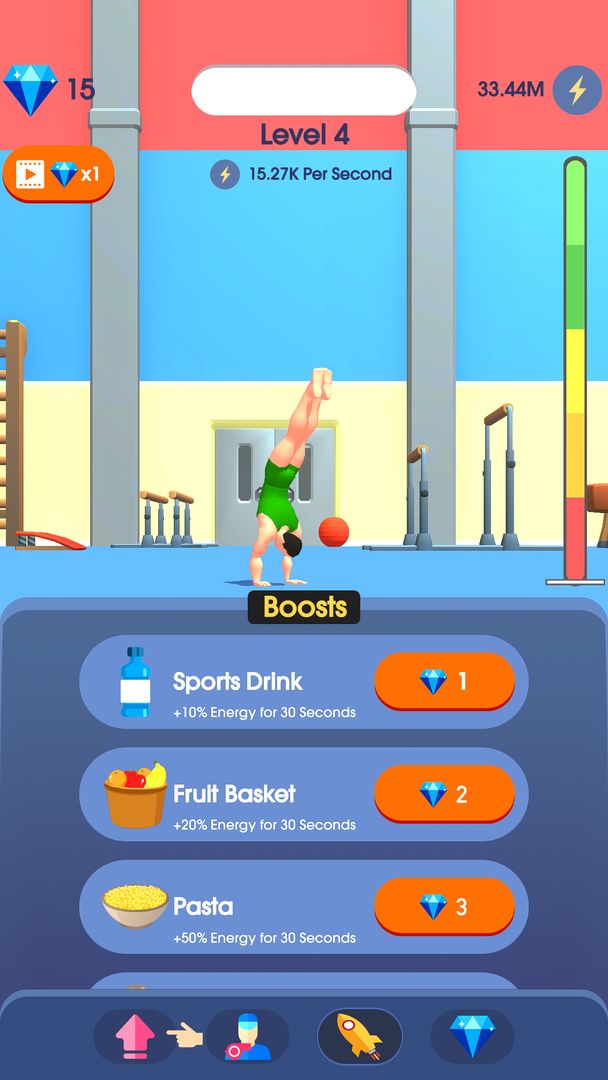 Idle Gymnastics screenshot game