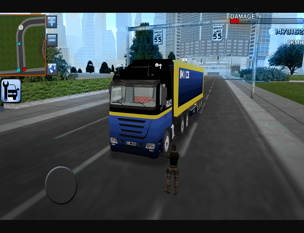 3D Police Truck Simulator 2016 Game Screenshot