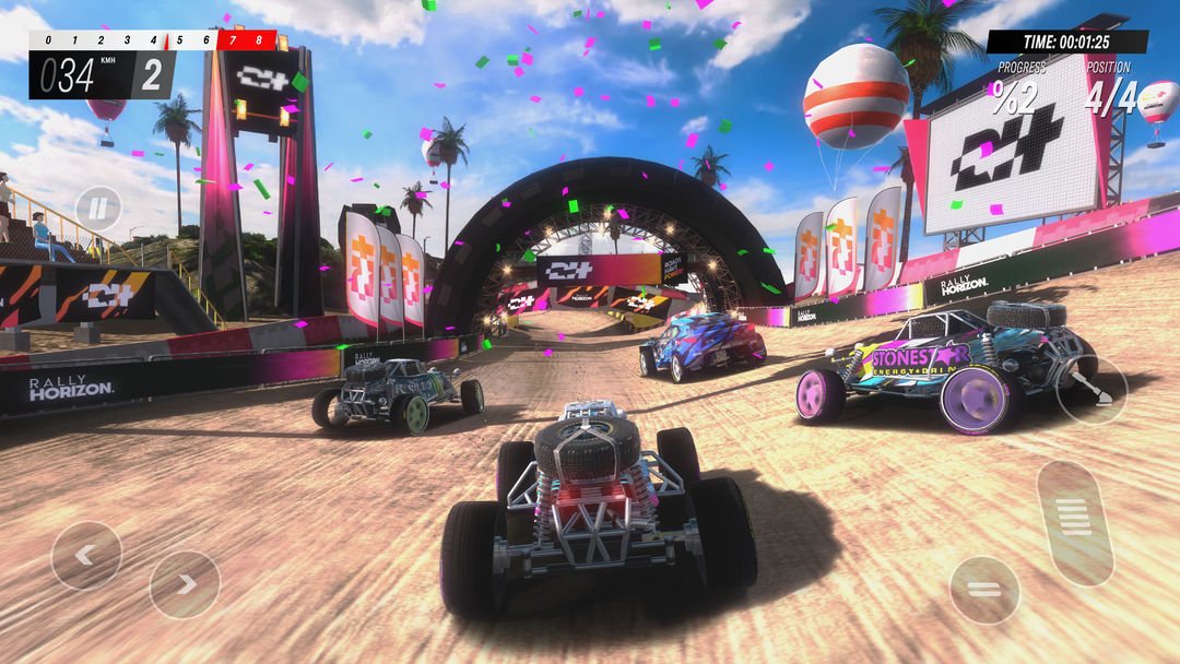 Rally Horizon ภาพหน้าจอเกม