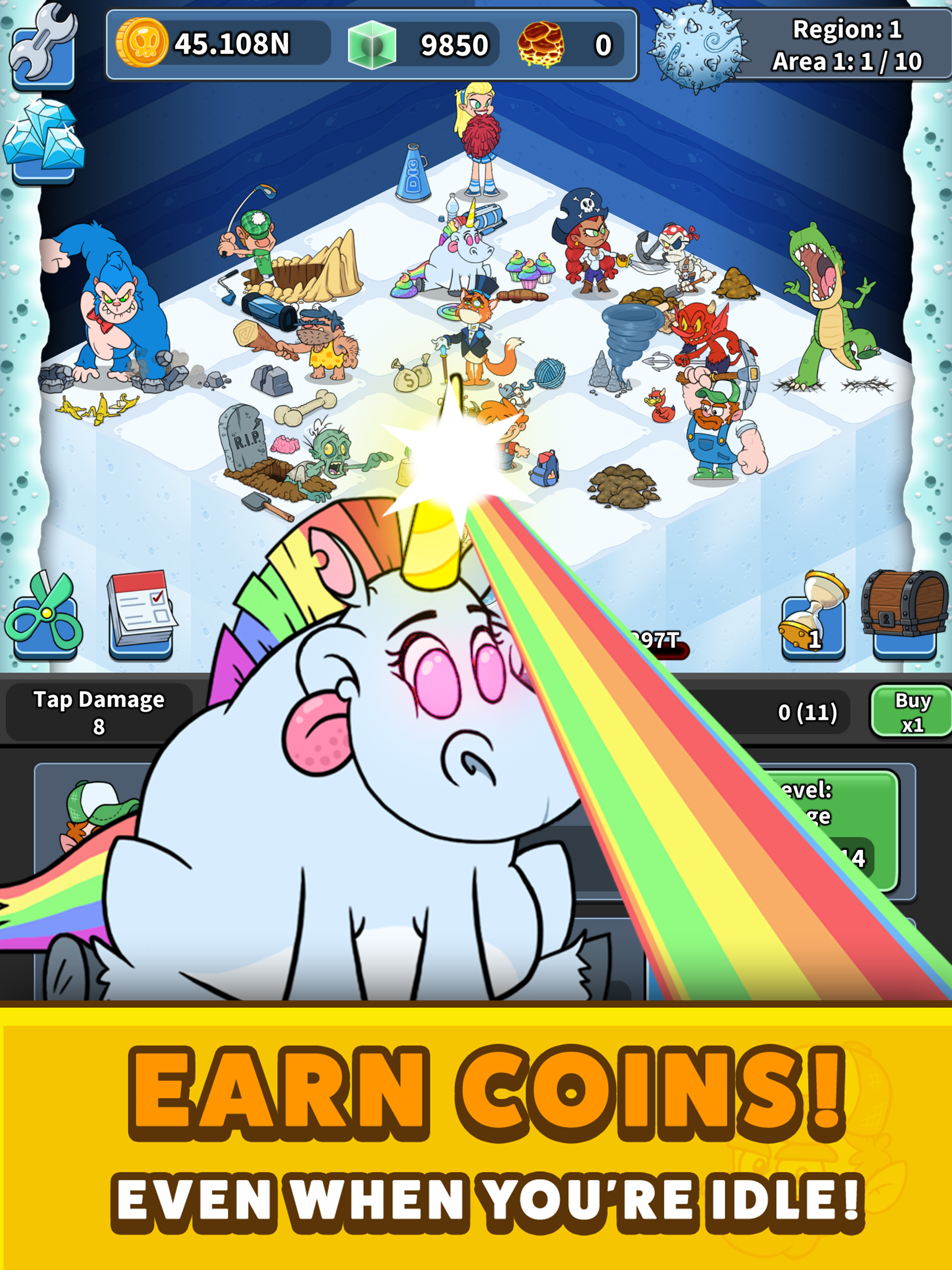 Tap Tap Dig 2: Idle Mine Sim Game Screenshot