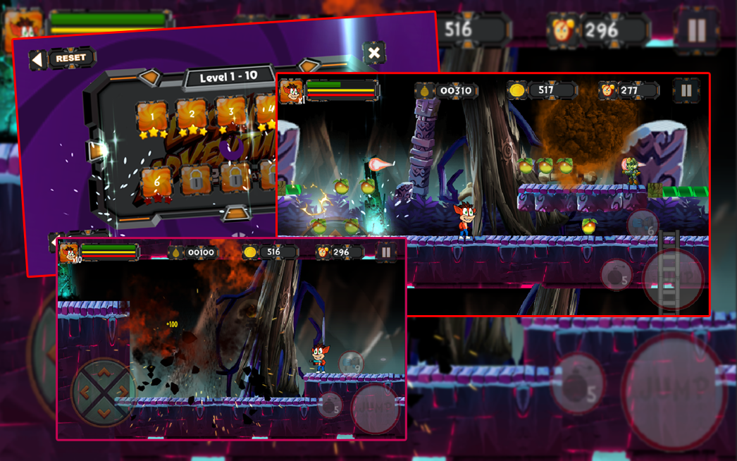 Crash Adventure Game Screenshot