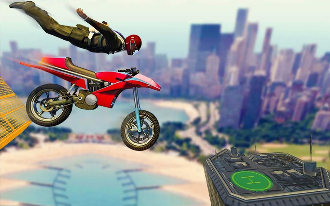 multiplayer cepat sepeda balap: motor stunts screenshot game