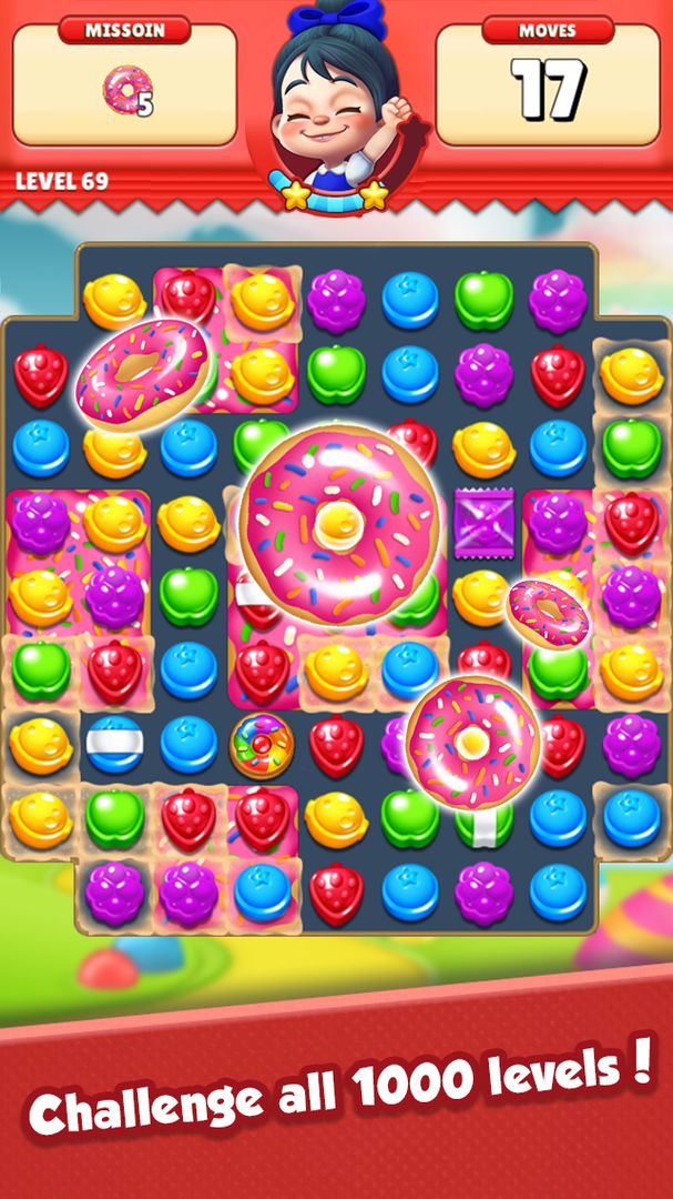 Sugar Hunter: Match 3 Puzzle screenshot game