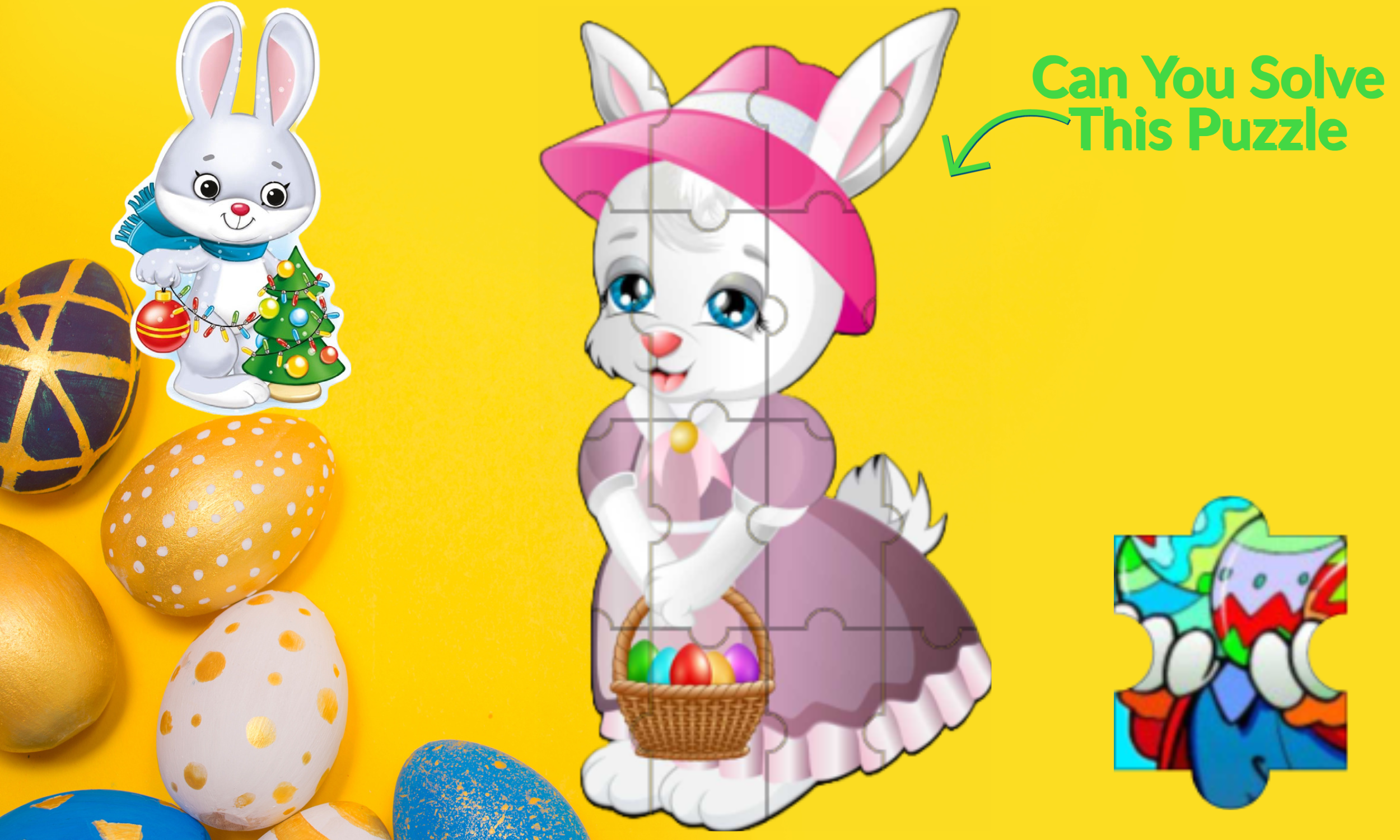 Screenshot of Easter Bunny Games Puzzles
