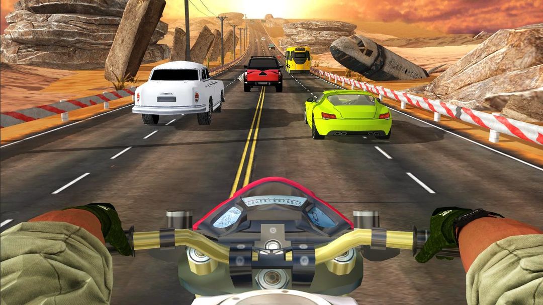 Bike Highway Rider screenshot game