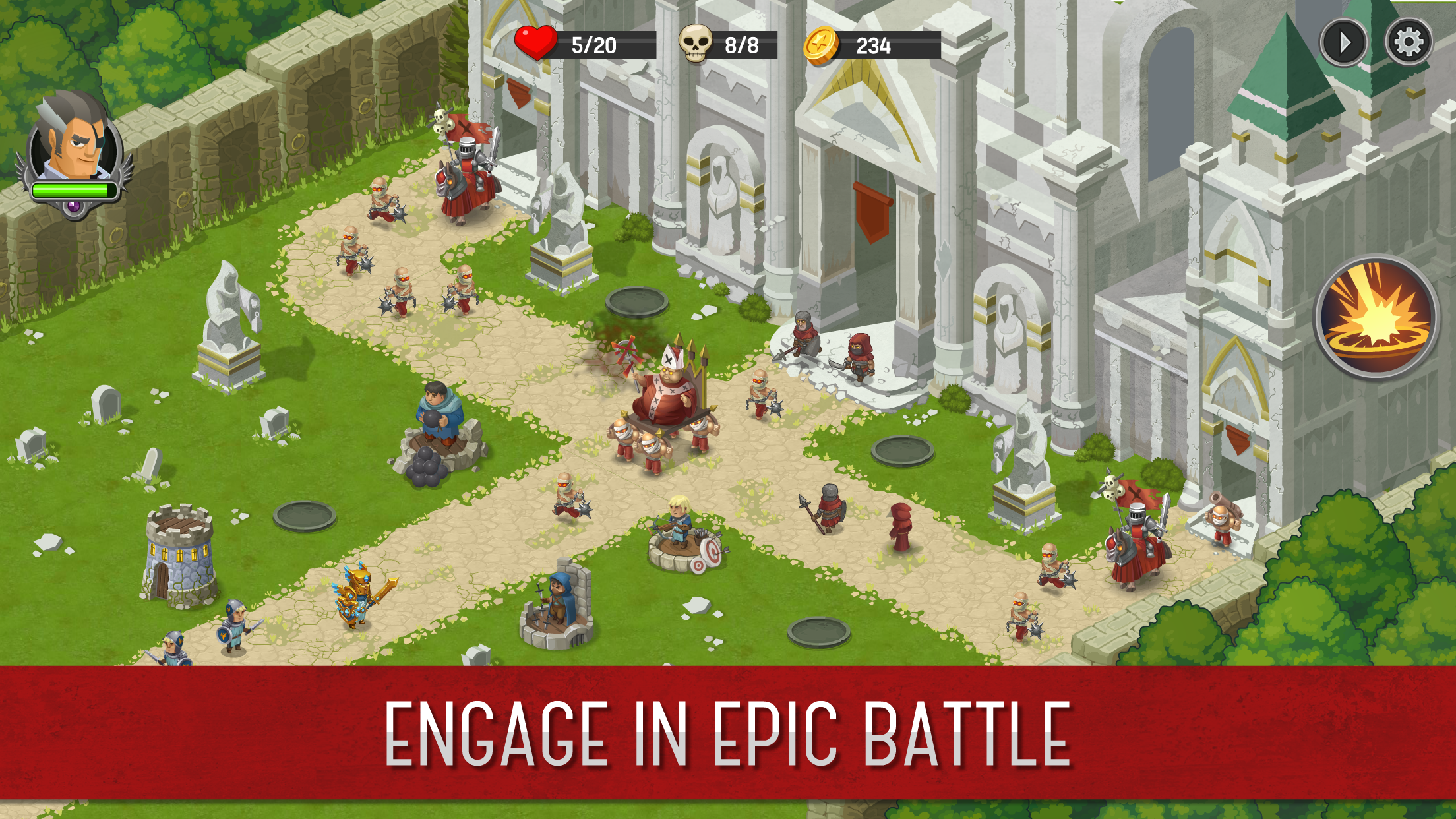 Tower Defense: Syndicate Heroes TD 게임 스크린샷