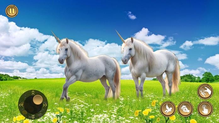 Cuplikan Layar Game Flying Horse Unicorn Fantasy