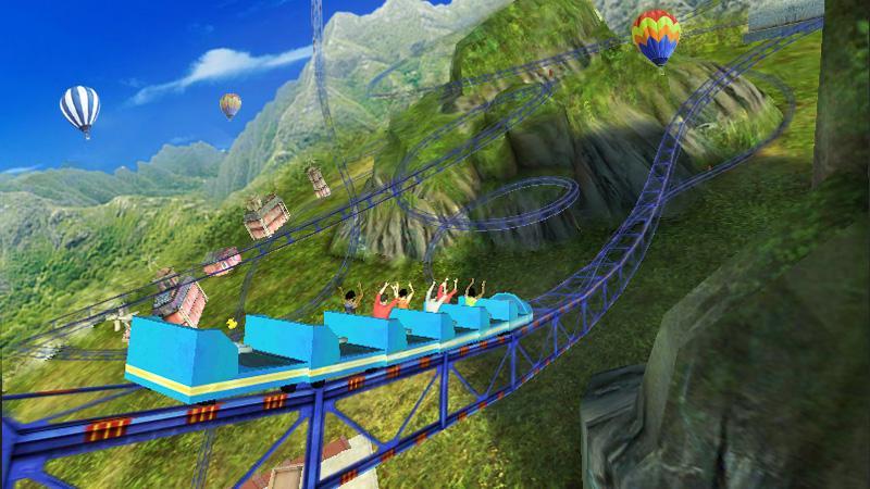 Screenshot of Roller Coaster 3D