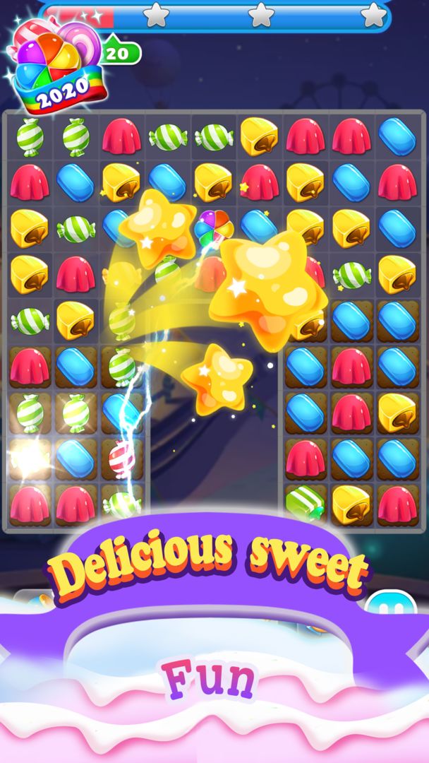 Candy Smash: Sweet Crush Games ภาพหน้าจอเกม