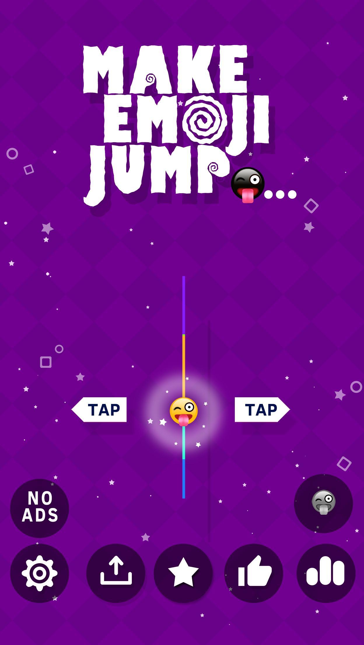 Make Emoji Jump ゲームのスクリーンショット
