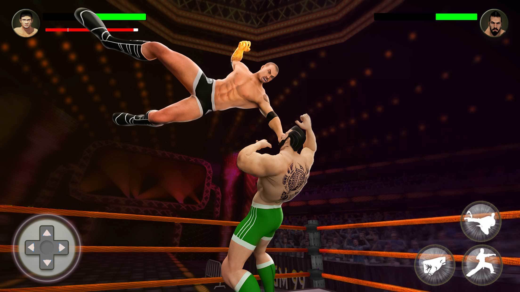 Cuplikan Layar Game PRO Wrestling Fighting Game