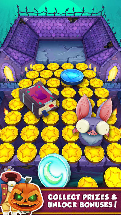Coin Dozer: Haunted Game Screenshot