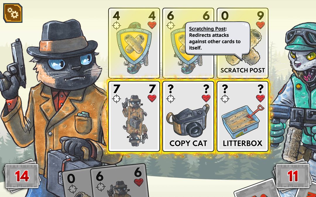 Screenshot of Meow Wars: Card Battle