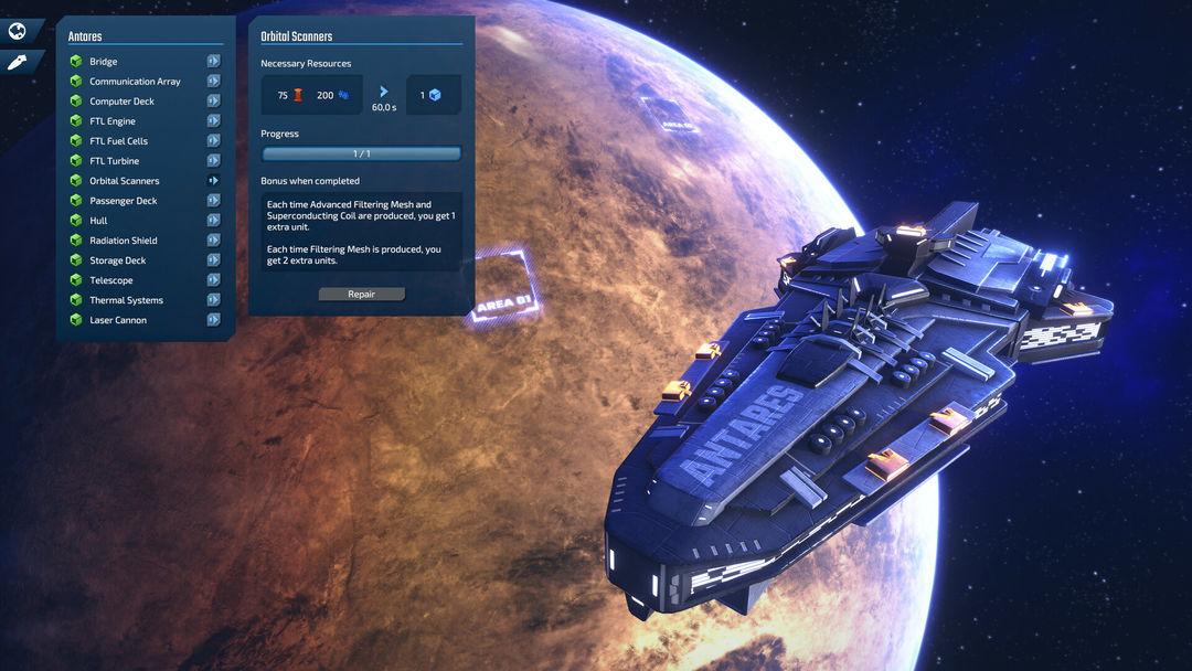 Screenshot of InfraSpace