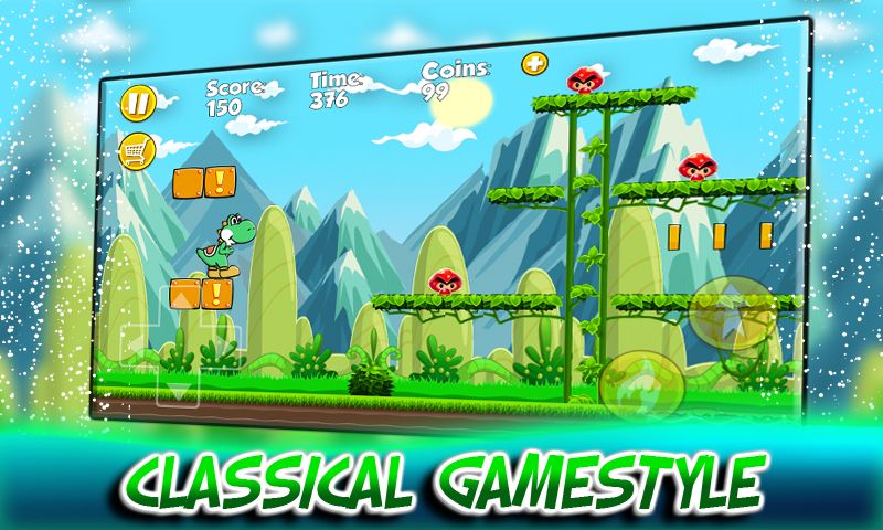 Yooshii in the jungle adventures screenshot game