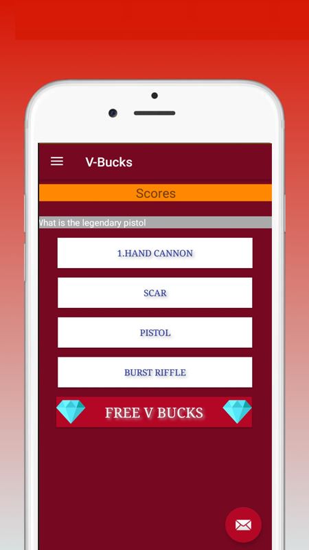 Quiz For Free V Bucks -Battel-Royal遊戲截圖