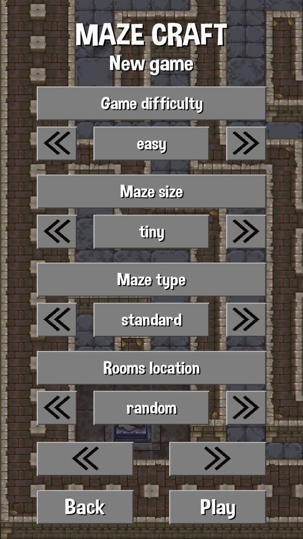 Screenshot of MazeCraft