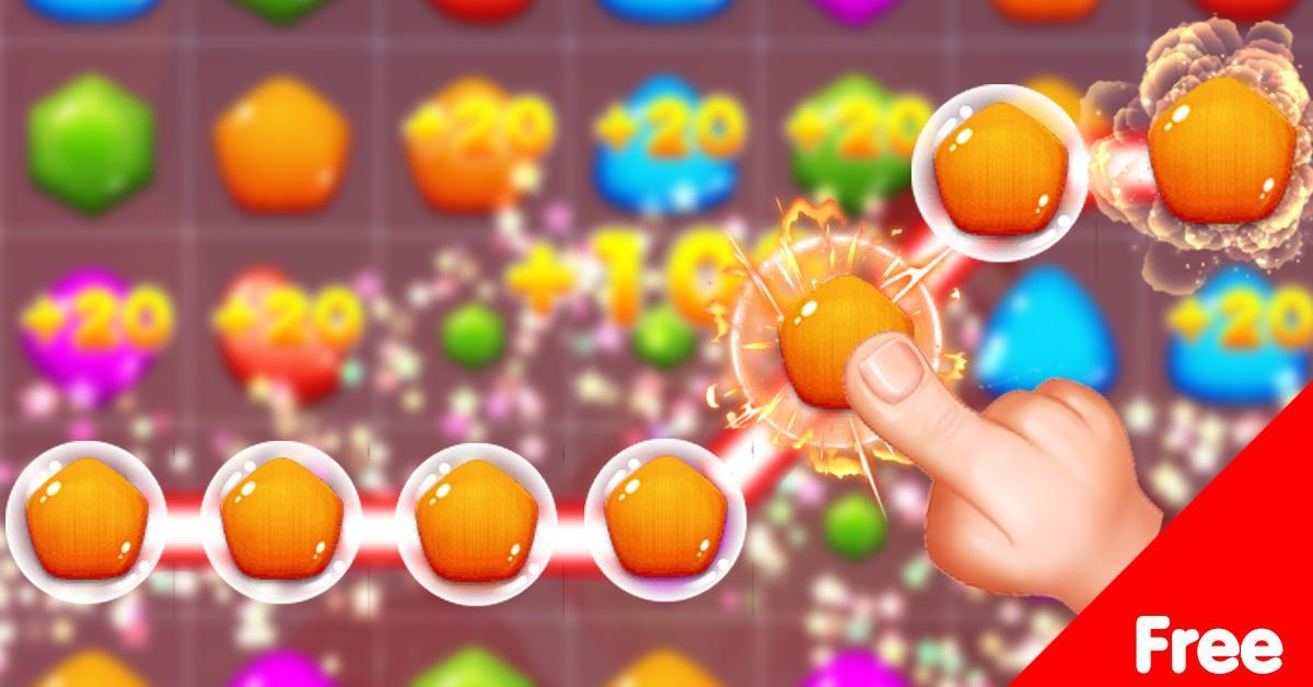 Jelly Connect World-Candy Line ภาพหน้าจอเกม