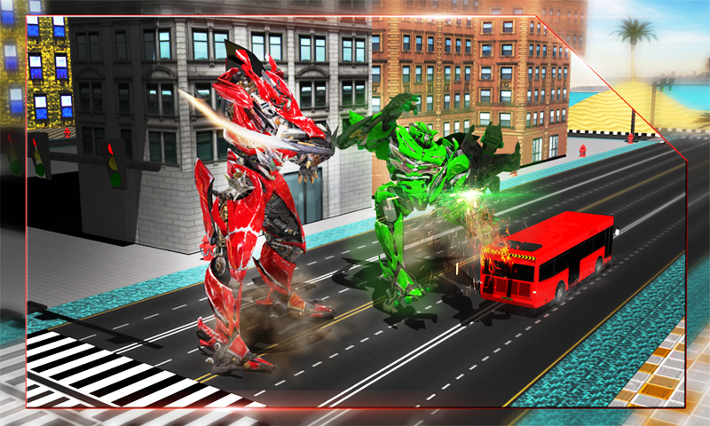 Futuristic Robot Battle 3d Game Screenshot