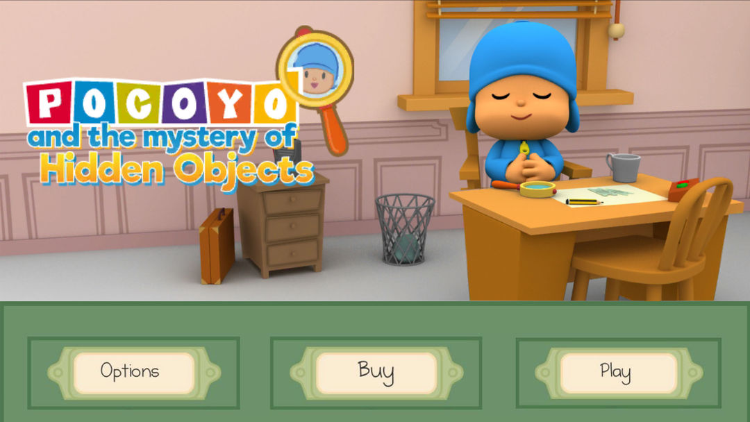 Screenshot of Pocoyo and the Hidden Objects.