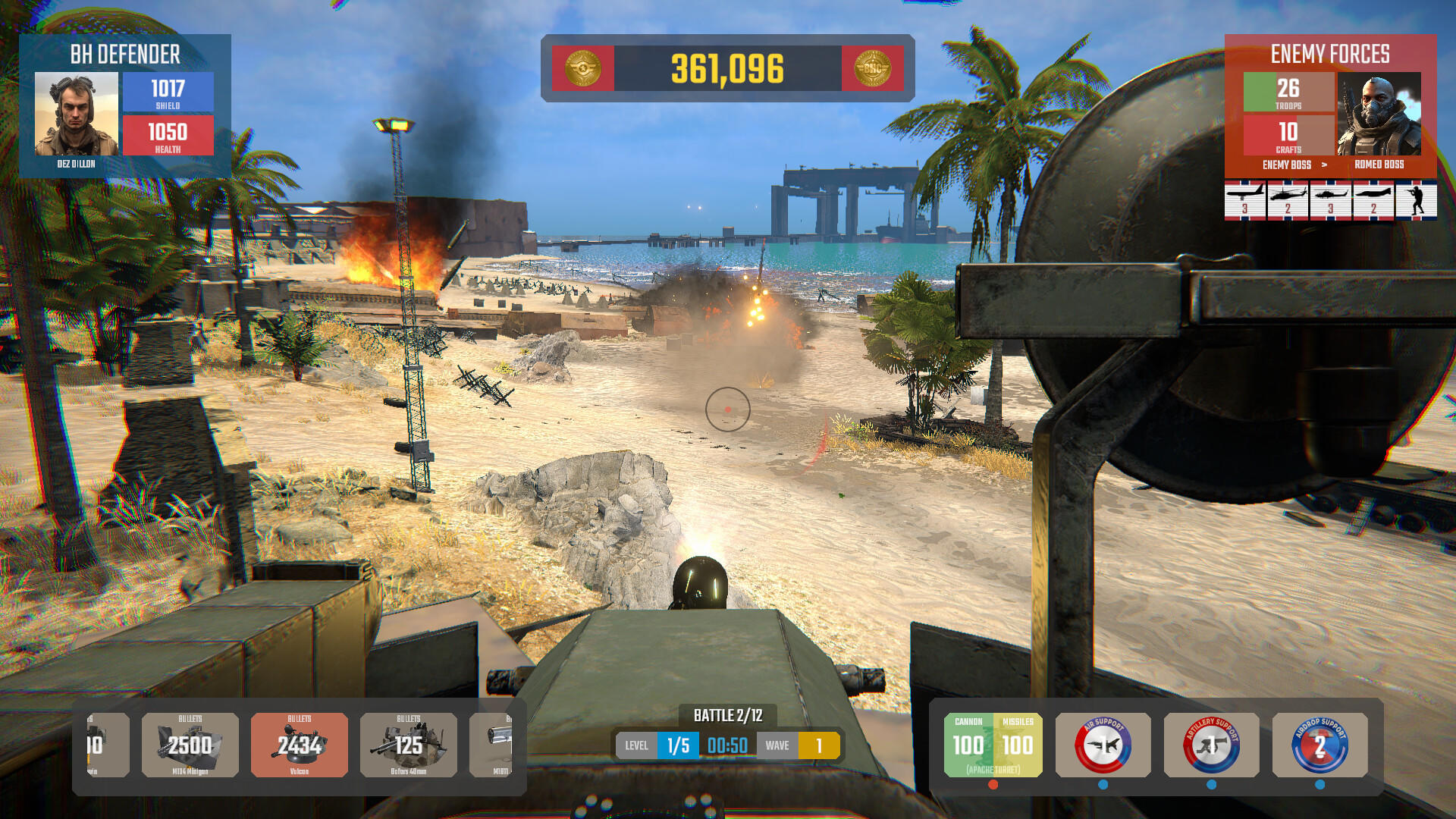 Screenshot of BeachHead