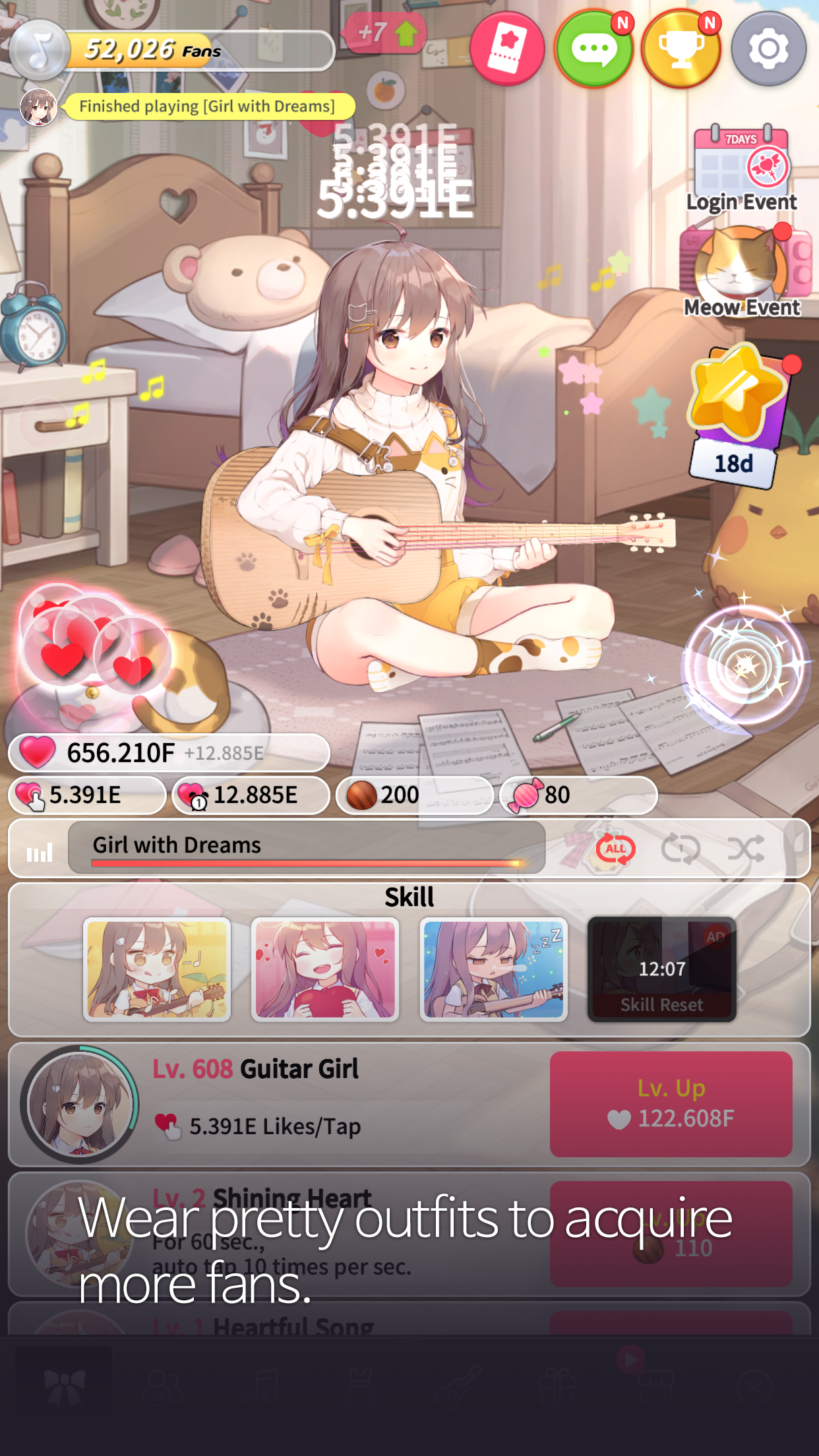 Guitar Girl Game Screenshot