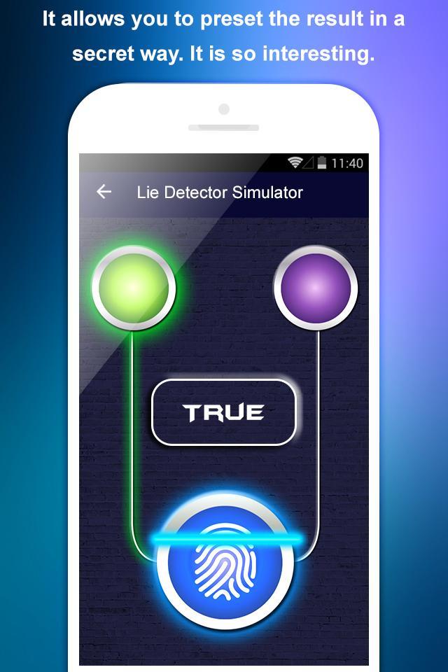 Screenshot of Lie Detector Simulator