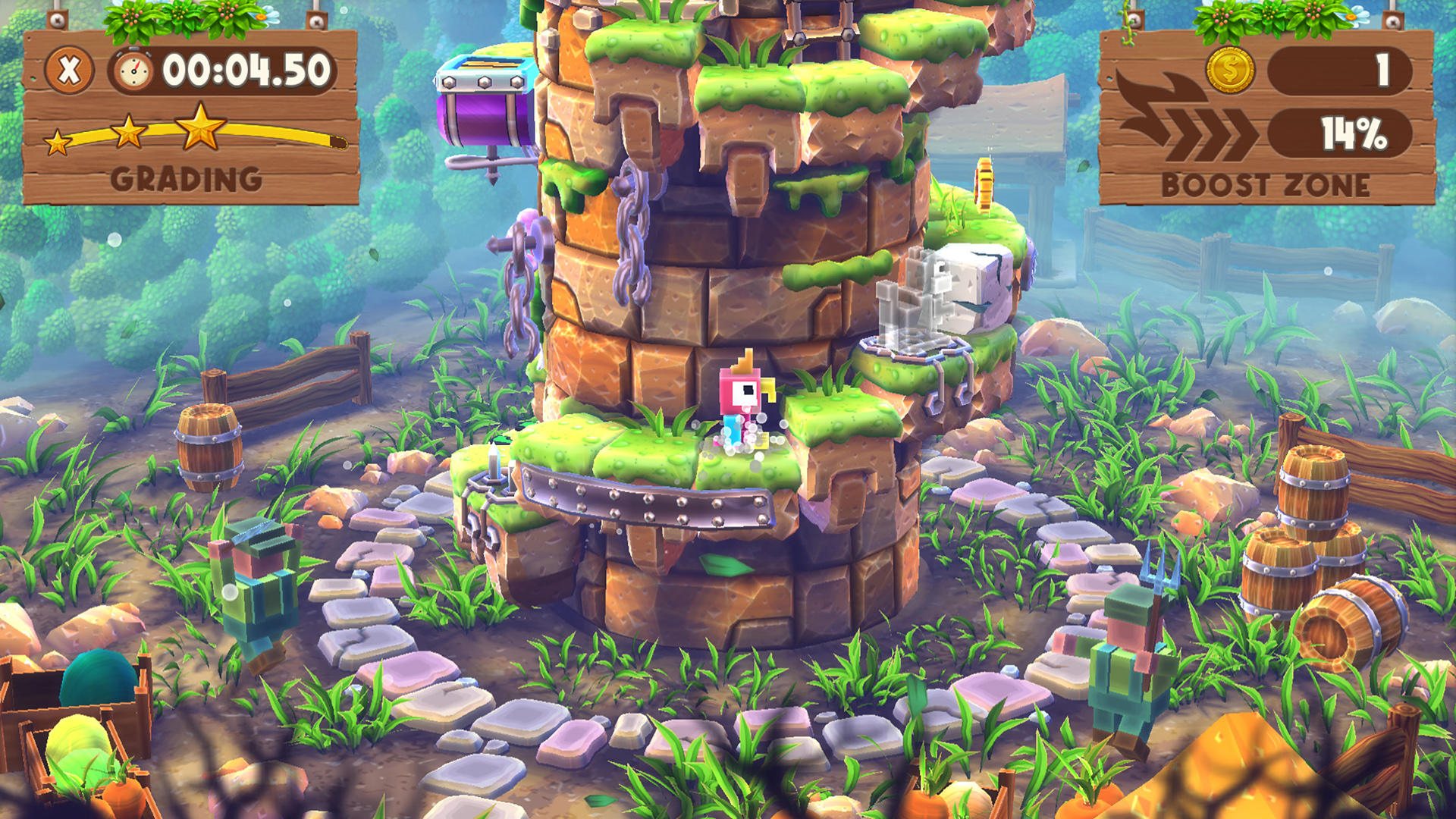Screenshot 1 of Blocky Castle: Tower Challenge 1.0.21