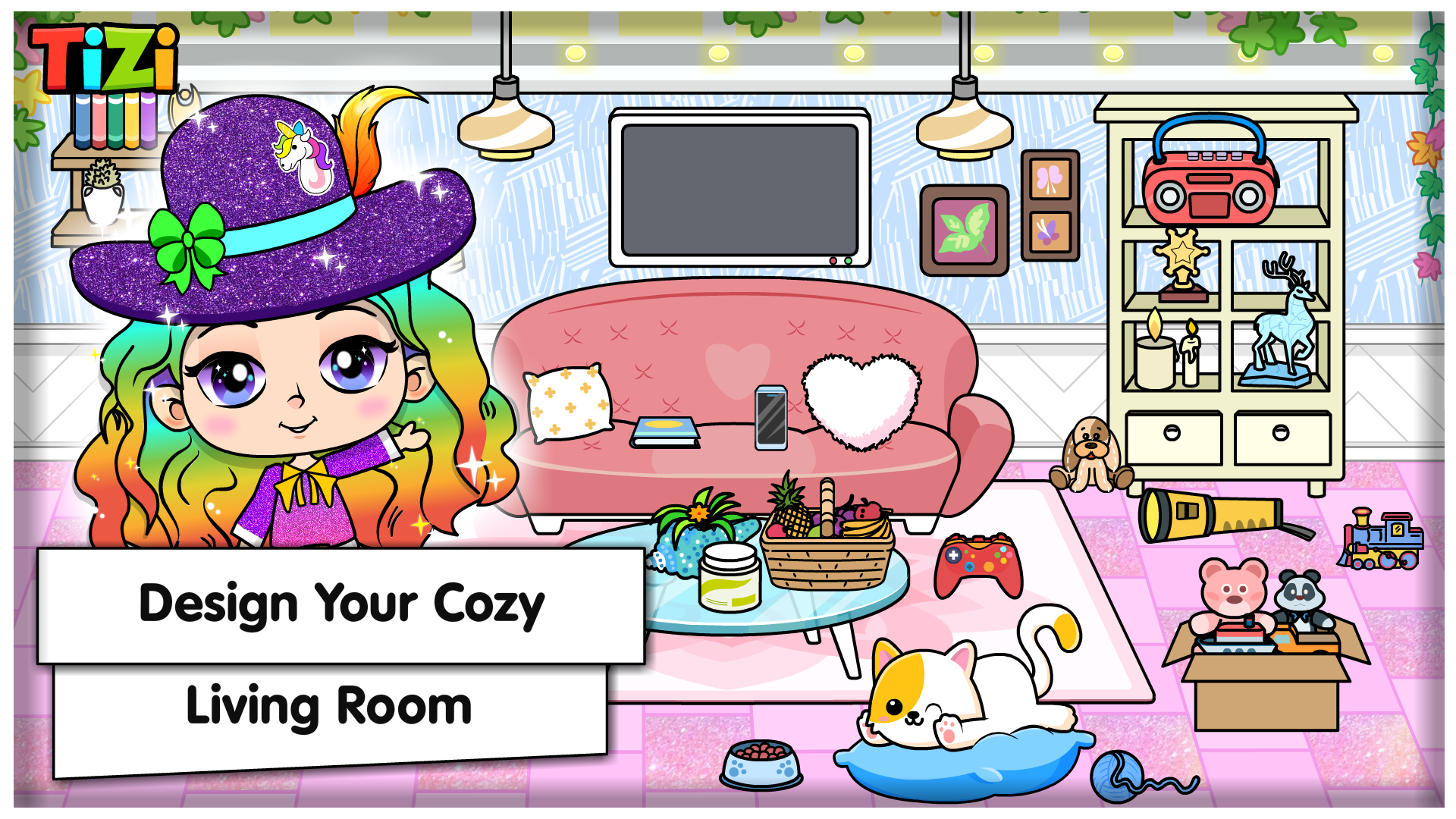 Tizi Town: Room Design Games Game Screenshot