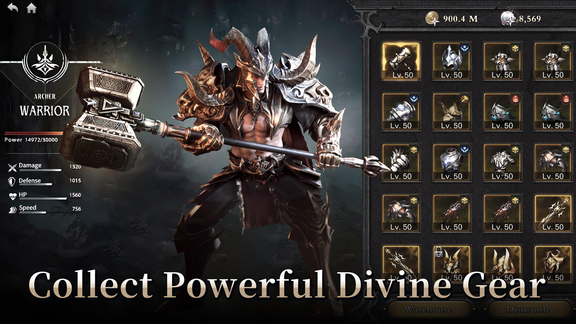 Dark Divinity RPG:Demon Hunter Game Screenshot