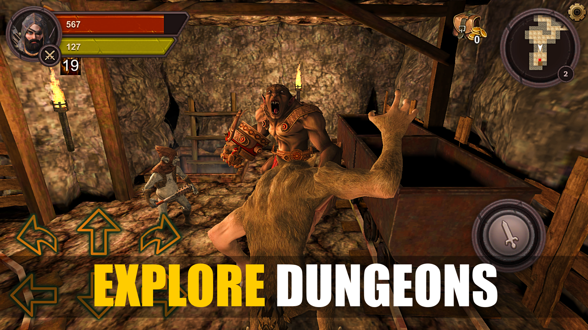 Screenshot of Dungeon Ward: Solo Offline RPG
