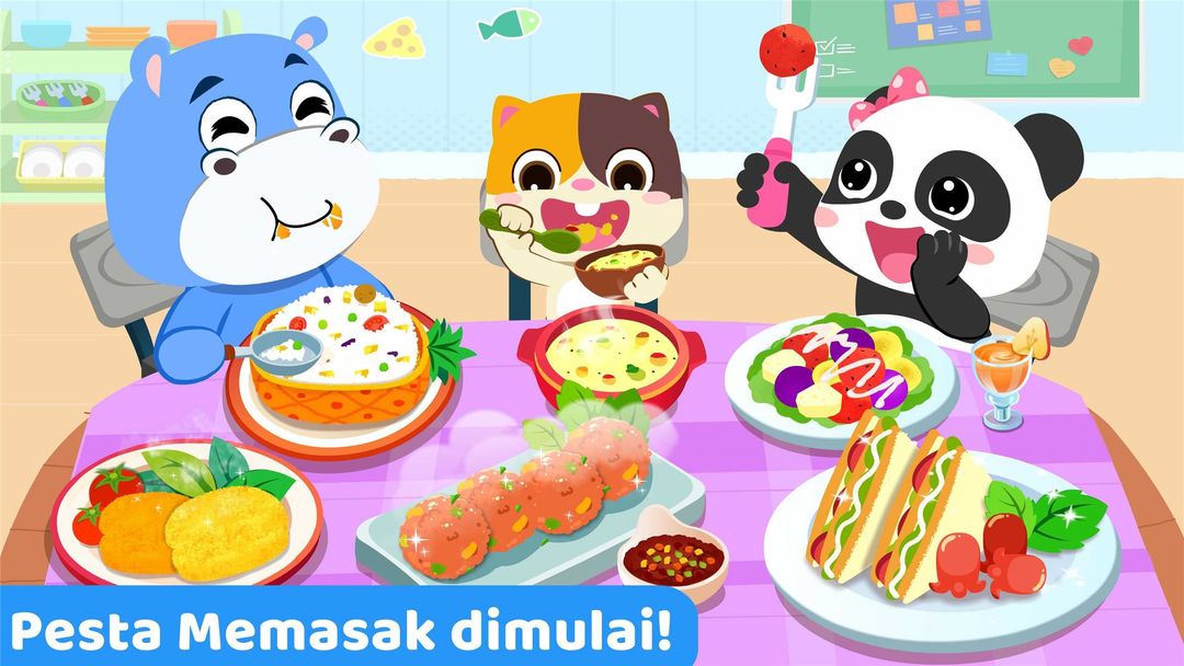 Bayi Panda:Pesta Memasak screenshot game