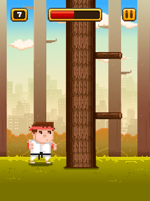 Karate Chop Kick ゲームのスクリーンショット
