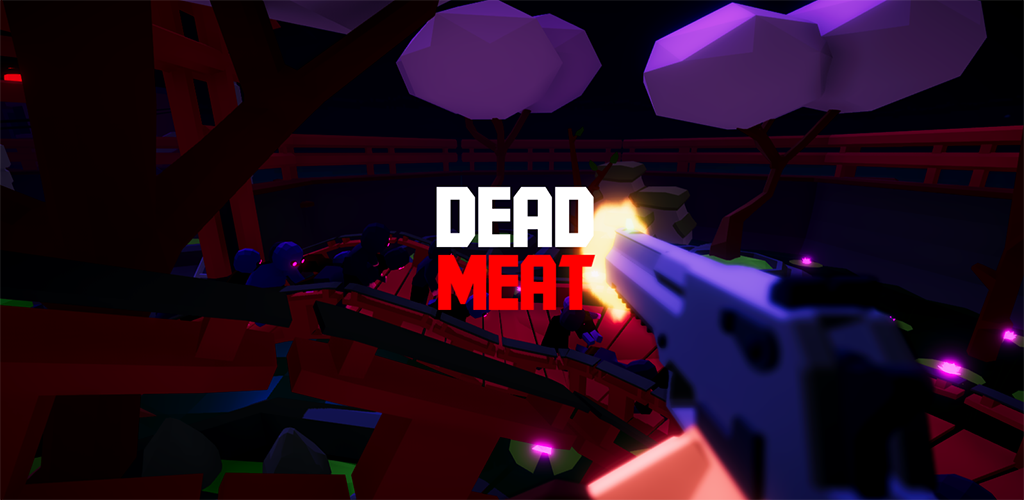 Banner of DEAD MEAT - бесконечная игра в жанре FPS на выживание зомби 