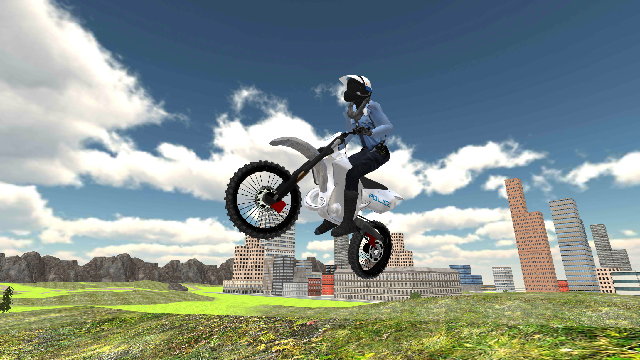 Скриншот игры Police Bike Traffic Cop