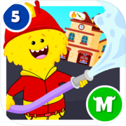 My Monster Town - Fire Station Games para sa mga Bata