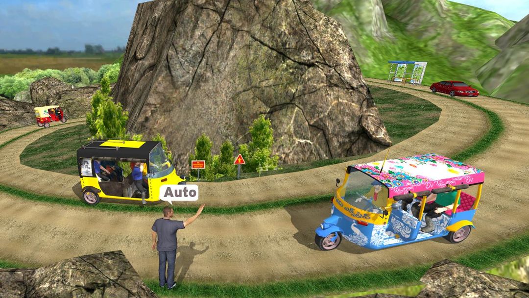 Tuk Tuk Driving Simulator 2019 ภาพหน้าจอเกม