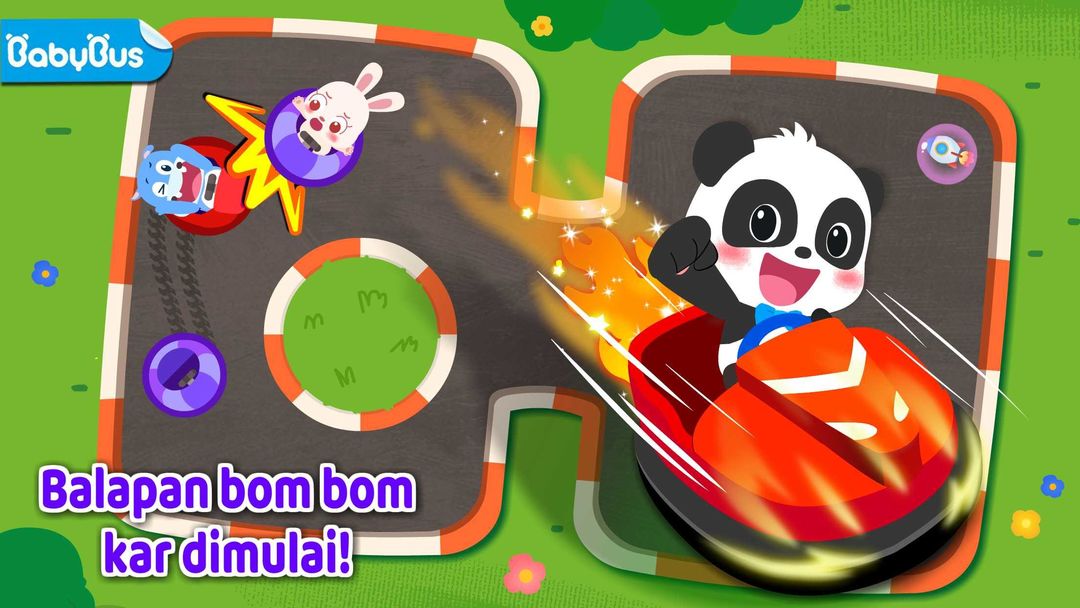 Panda Kecil:Balapan Mobil screenshot game