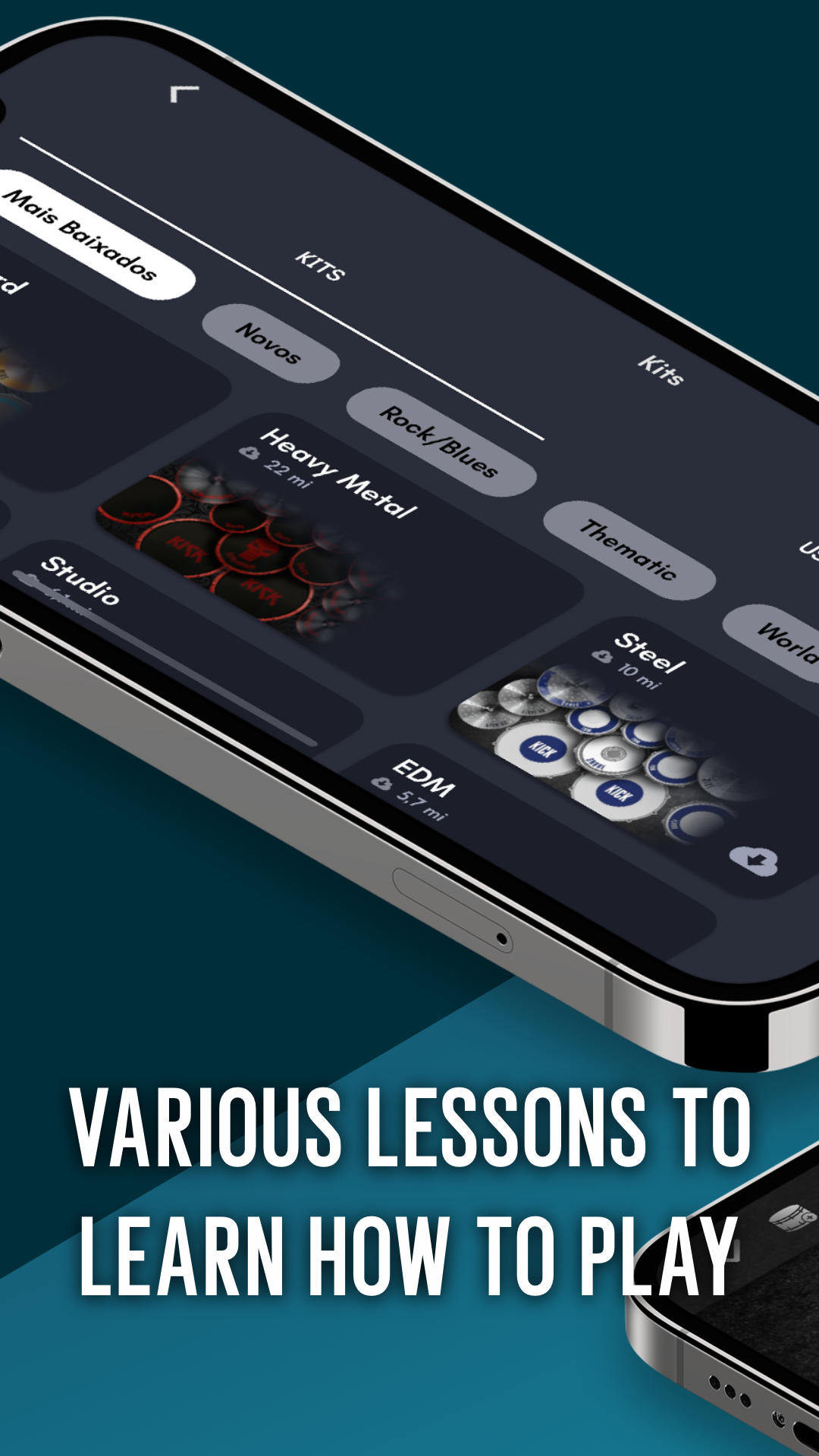 Real Drum electronic drums set Game Screenshot