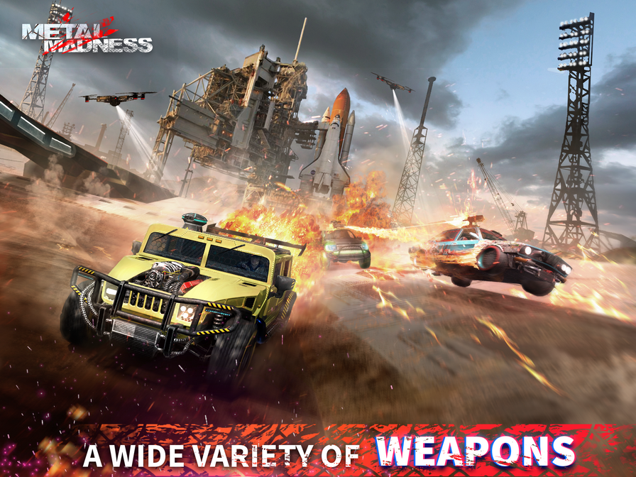 METAL MADNESS PvP: Car Shooter Game Screenshot