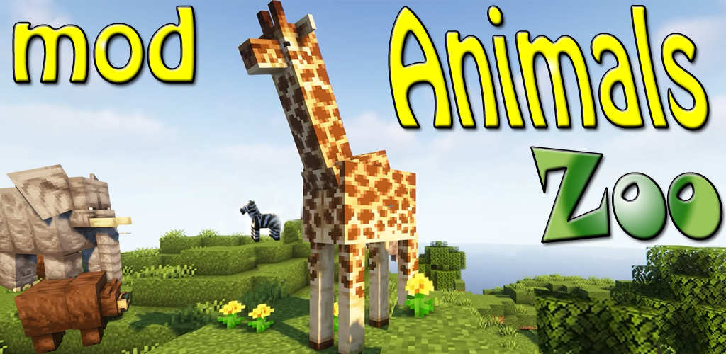 Banner of Mod Animal Zoo Minecraft 1.04