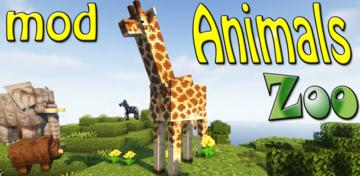 Banner of Mod Animal Zoo Minecraft 