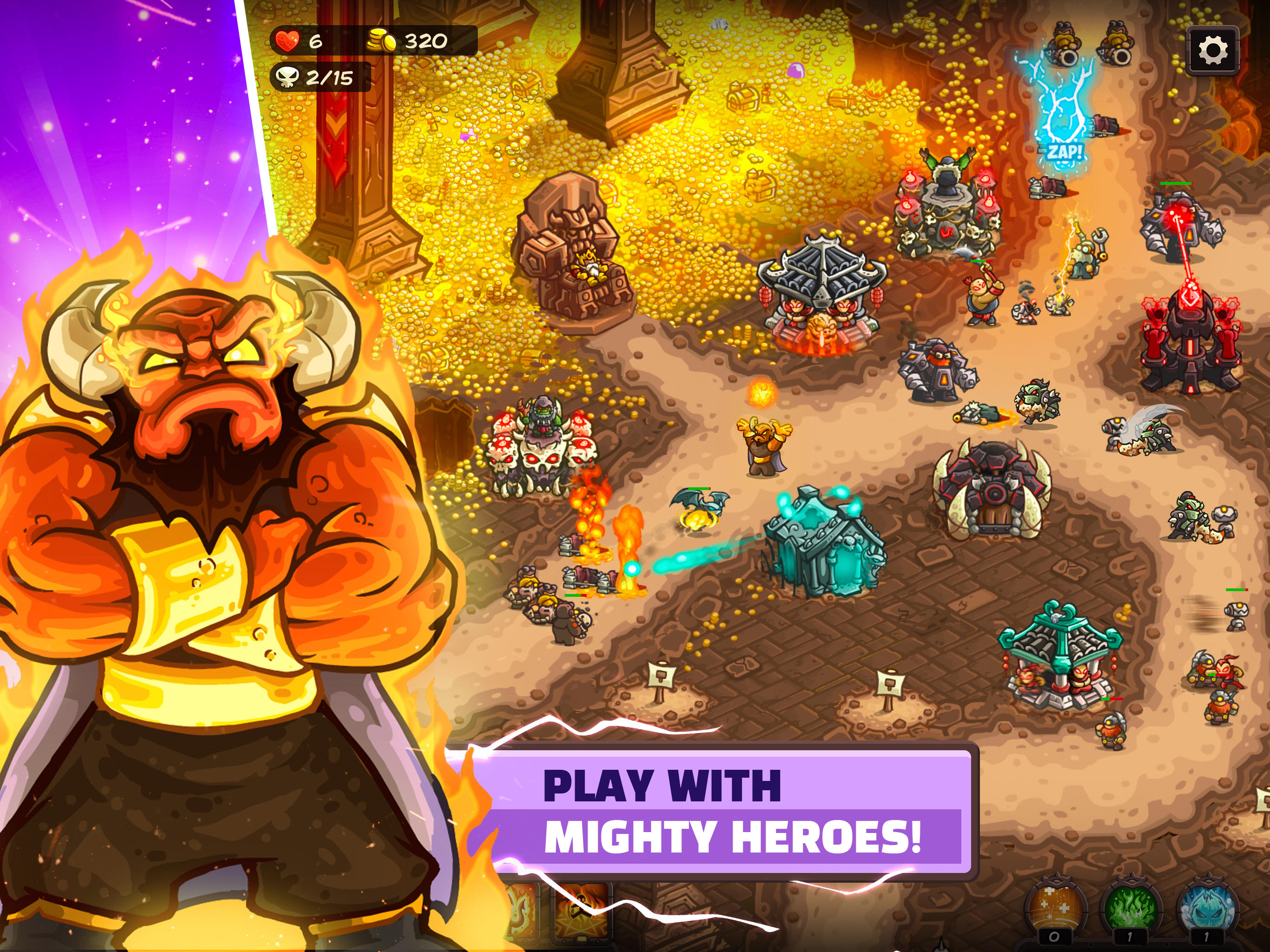 Kingdom Rush Vengeance TD Game Game Screenshot