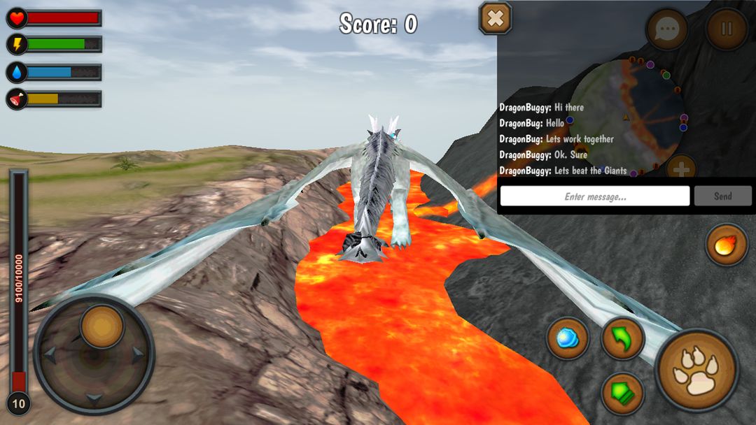 Dragon Multiplayer 3D ภาพหน้าจอเกม