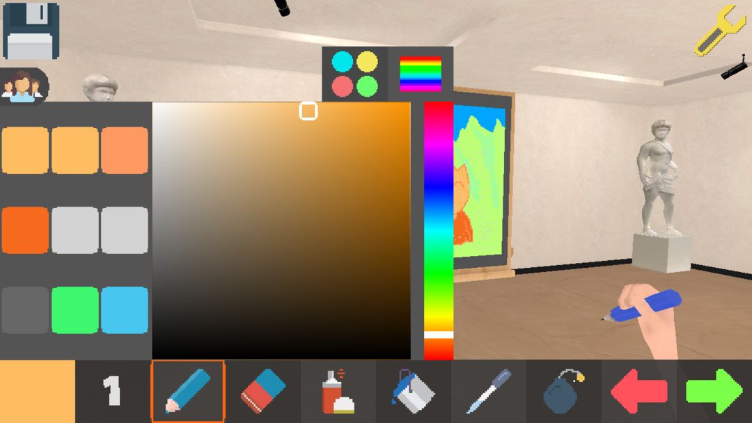 Screenshot of Pixel Painter