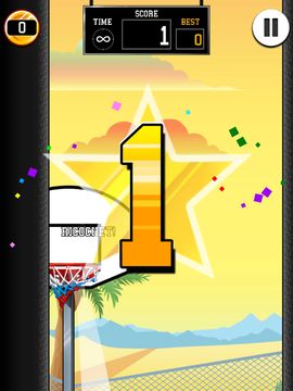 Cuplikan Layar Game Basket Fall
