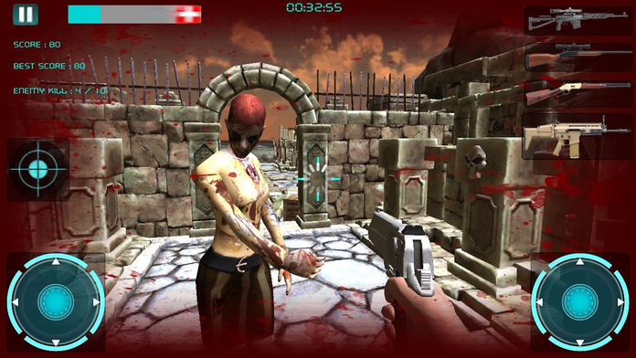 Zombie Sniper Strike 3D - Shoot And Kill The Living Dead Free Action Game 게임 스크린 샷