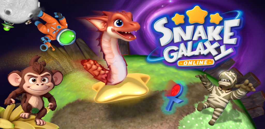 Captura de Tela do Vídeo de Snake Galaxy Online: Demo