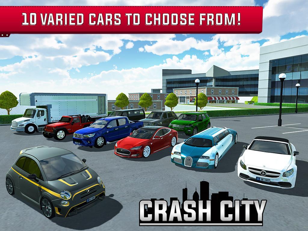 Crash City: Heavy Traffic Driv Game Screenshot